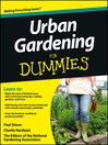 Cover image for Urban Gardening For Dummies